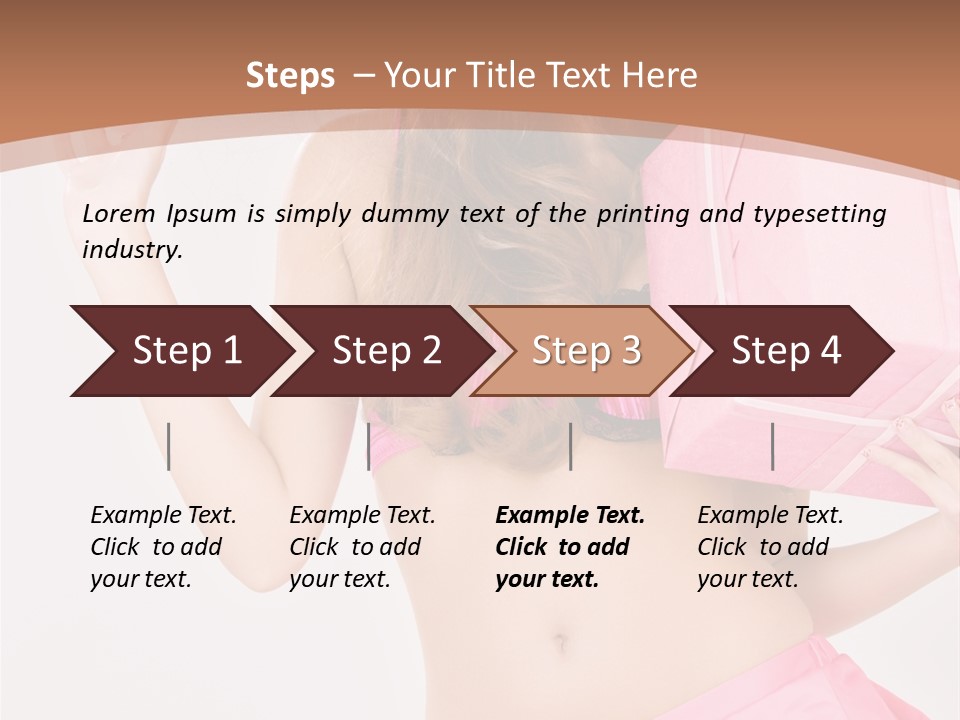 Cap Sweet Lady PowerPoint Template