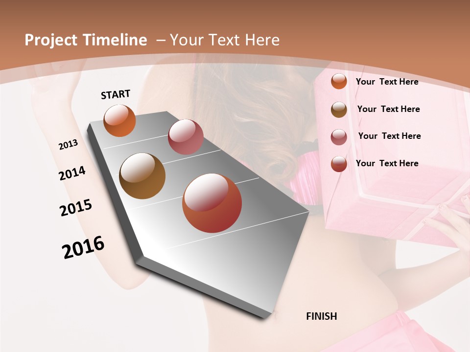 Cap Sweet Lady PowerPoint Template