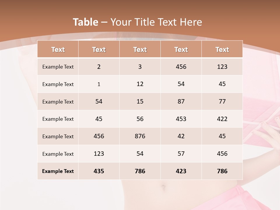 Cap Sweet Lady PowerPoint Template