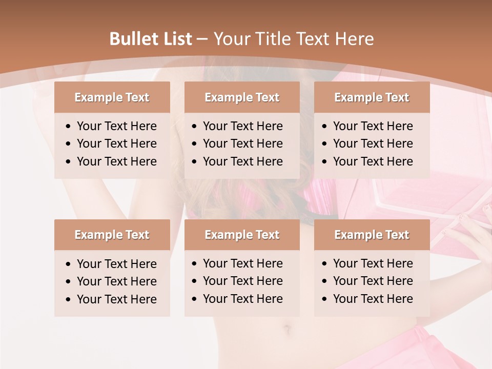 Cap Sweet Lady PowerPoint Template