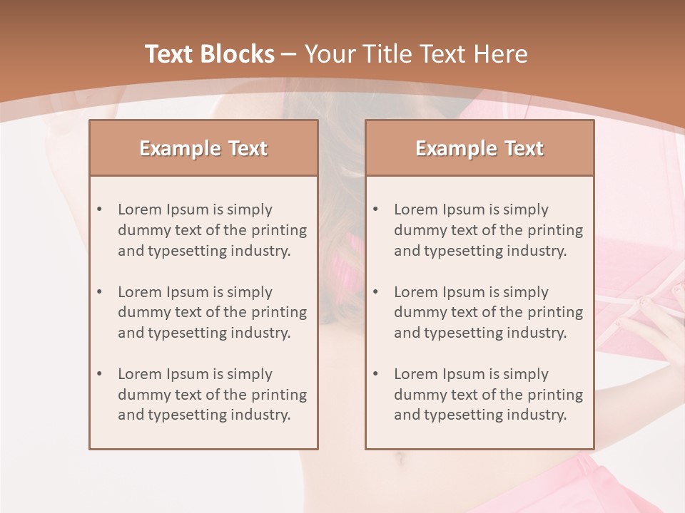 Cap Sweet Lady PowerPoint Template