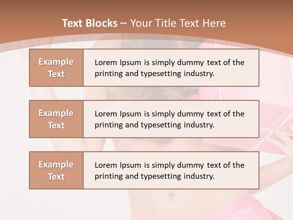 Cap Sweet Lady PowerPoint Template