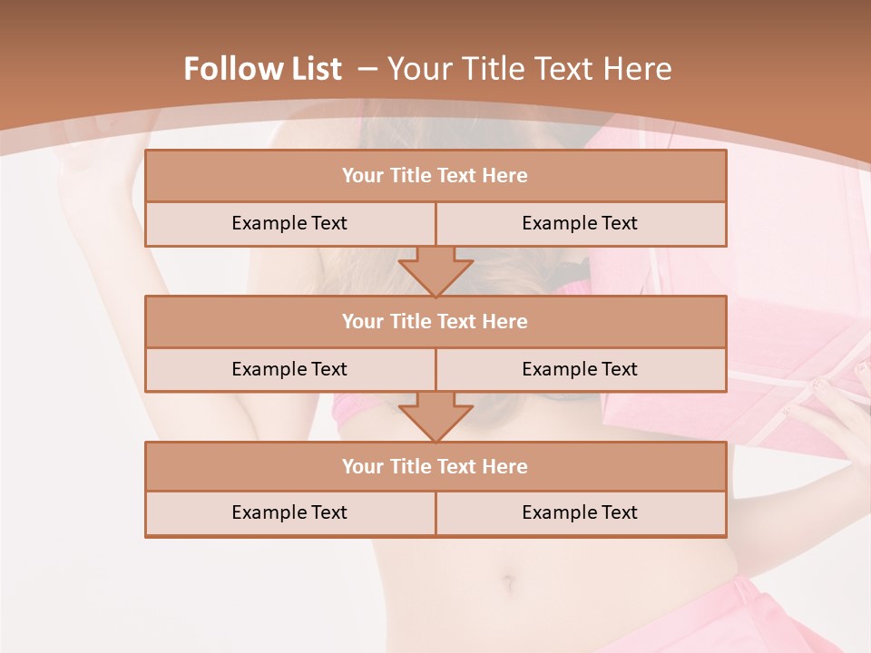 Cap Sweet Lady PowerPoint Template