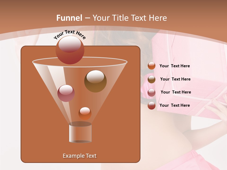 Cap Sweet Lady PowerPoint Template