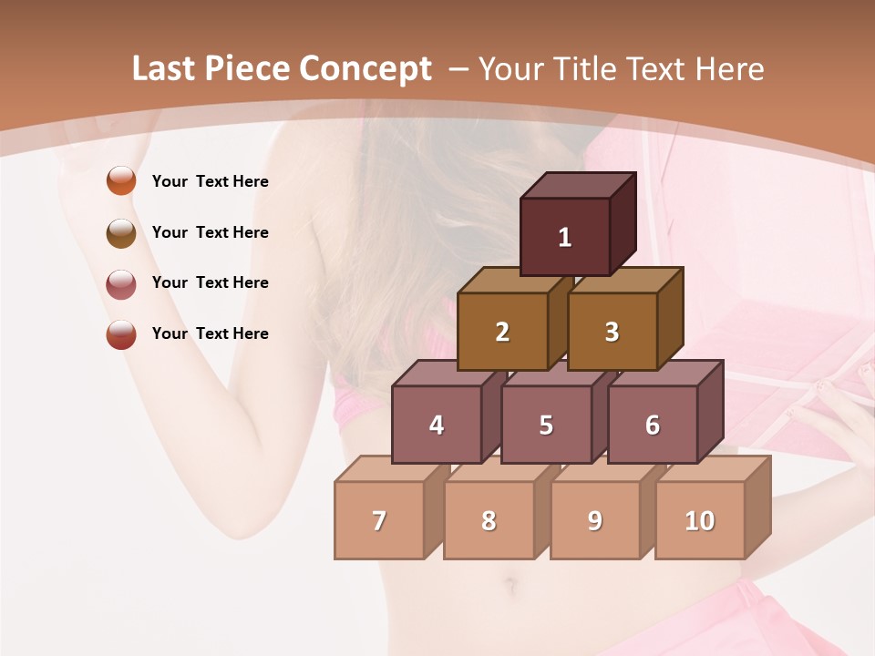 Cap Sweet Lady PowerPoint Template