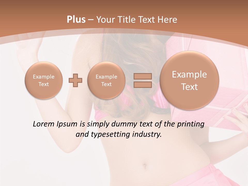 Cap Sweet Lady PowerPoint Template