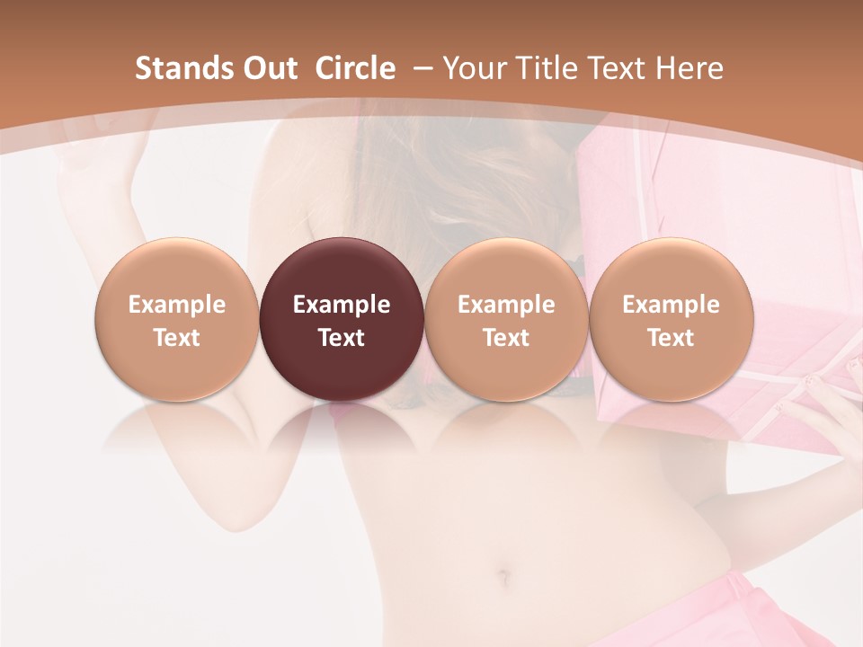 Cap Sweet Lady PowerPoint Template