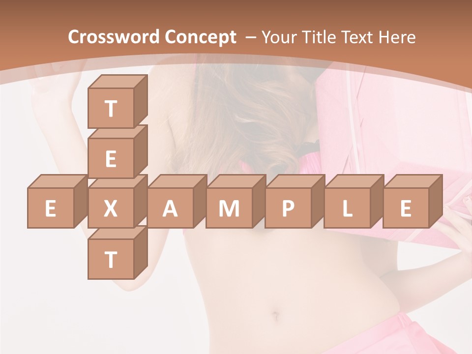 Cap Sweet Lady PowerPoint Template