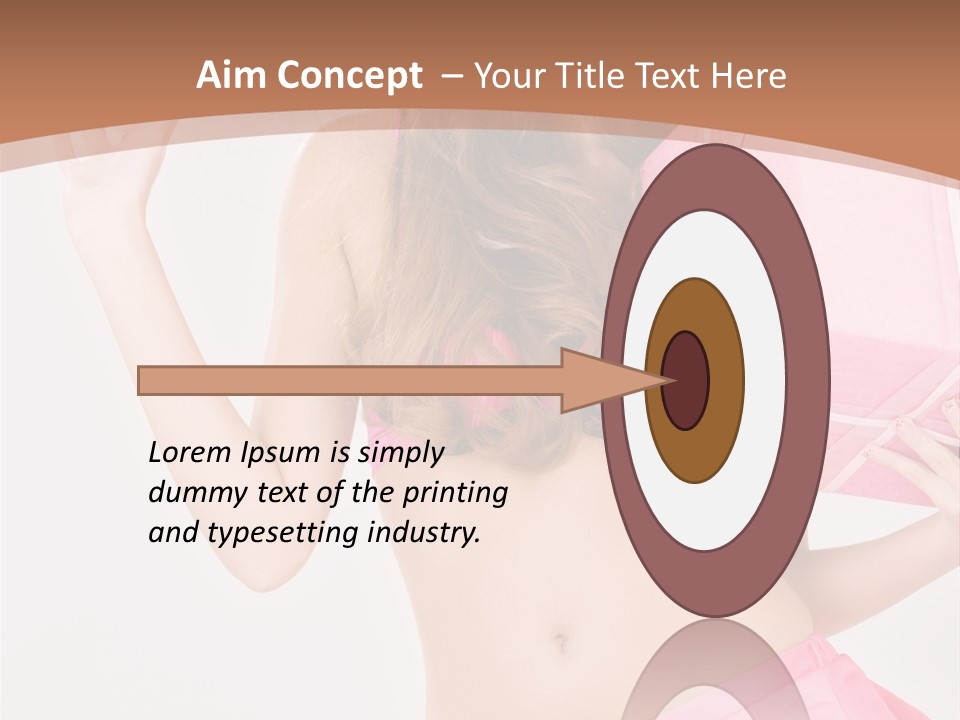 Cap Sweet Lady PowerPoint Template
