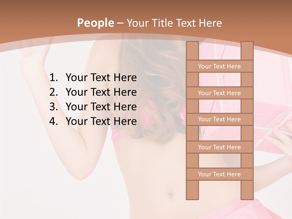 Cap Sweet Lady PowerPoint Template