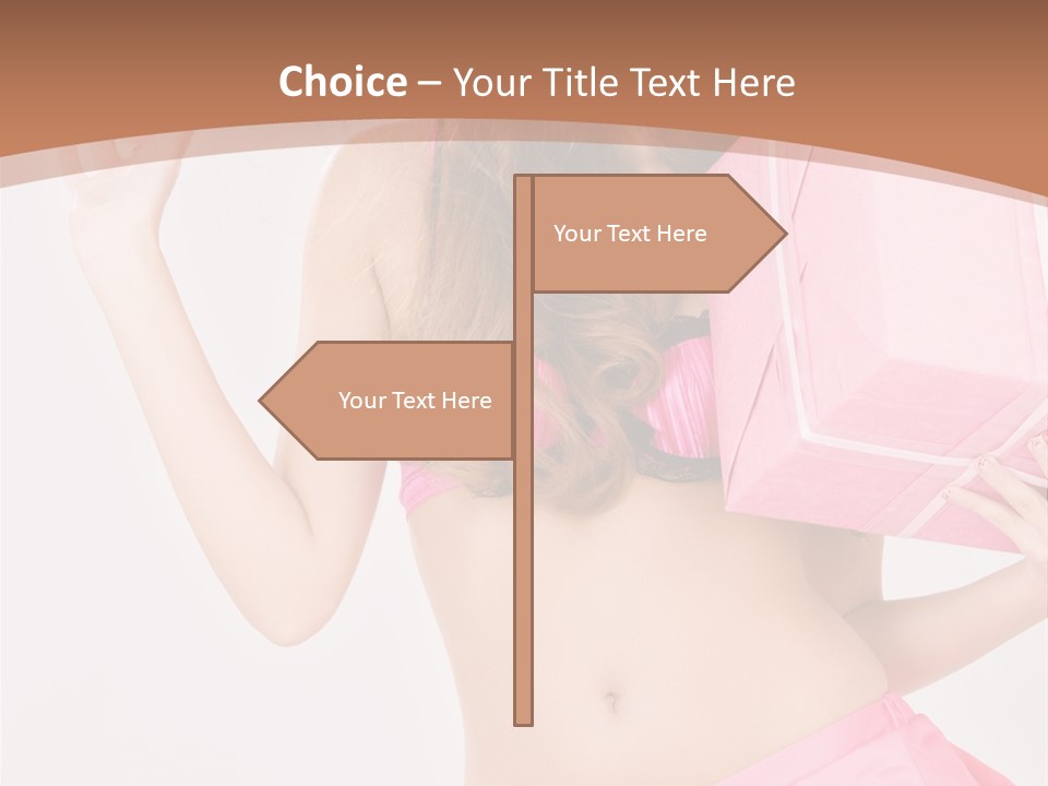 Cap Sweet Lady PowerPoint Template