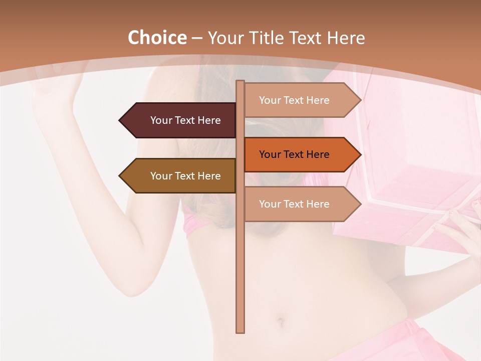 Cap Sweet Lady PowerPoint Template