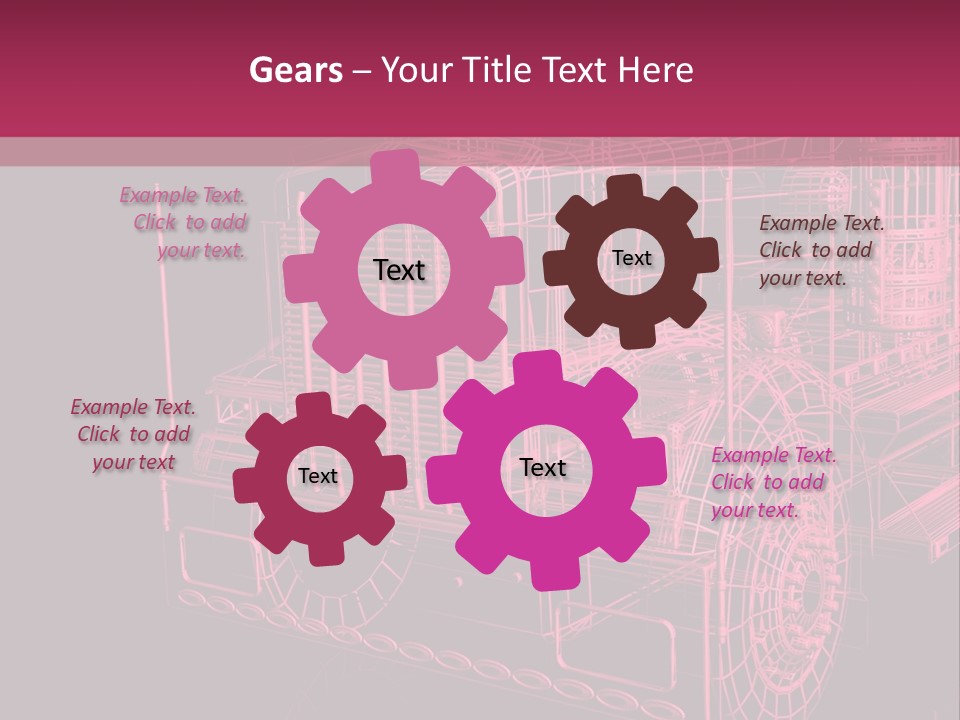 Load Cargo Trucker PowerPoint Template