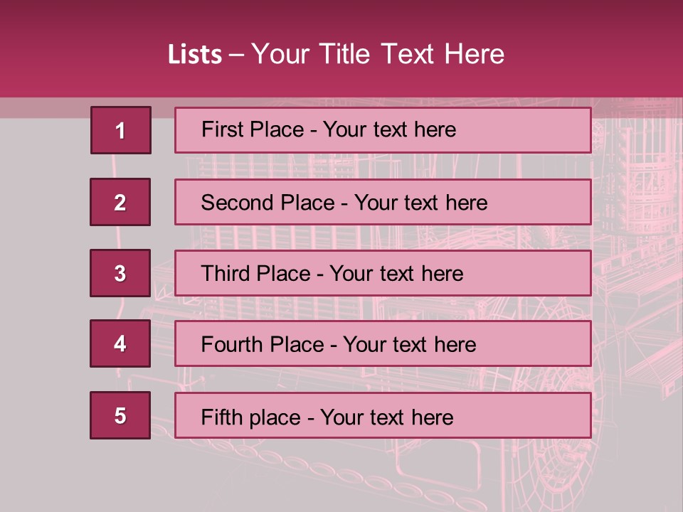 Load Cargo Trucker PowerPoint Template