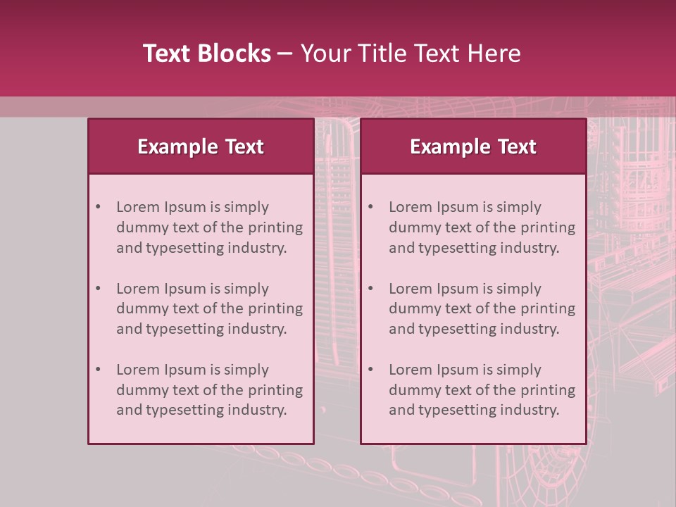 Load Cargo Trucker PowerPoint Template