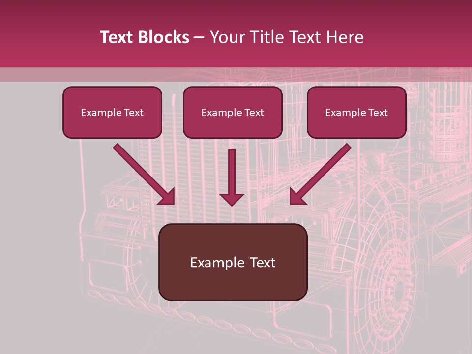 Load Cargo Trucker PowerPoint Template
