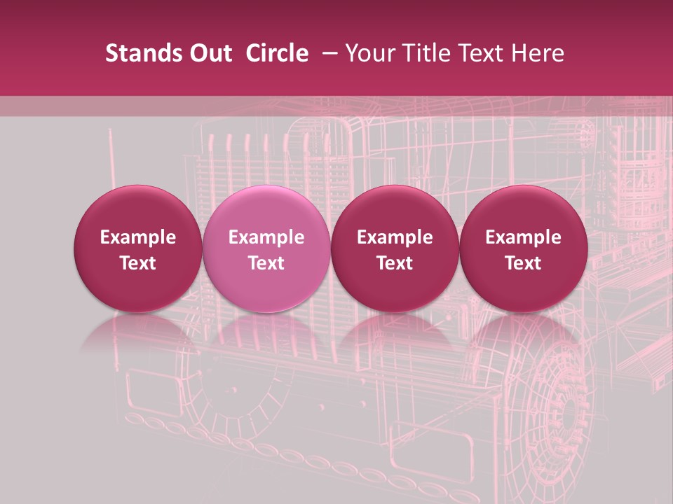 Load Cargo Trucker PowerPoint Template