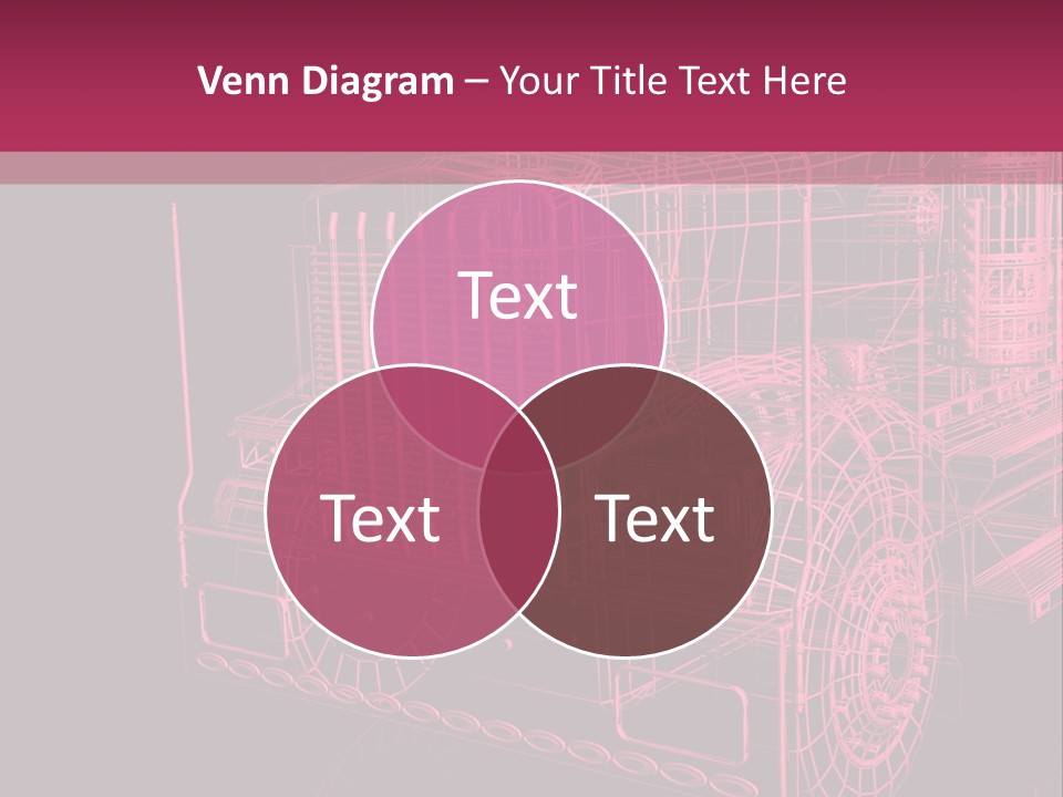 Load Cargo Trucker PowerPoint Template
