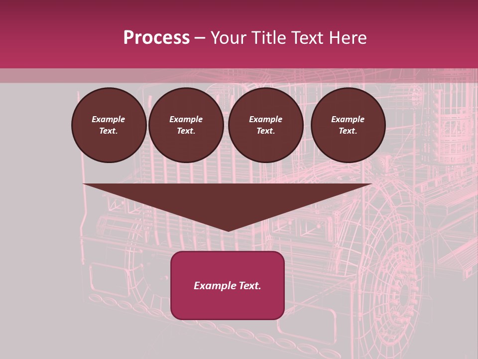 Load Cargo Trucker PowerPoint Template