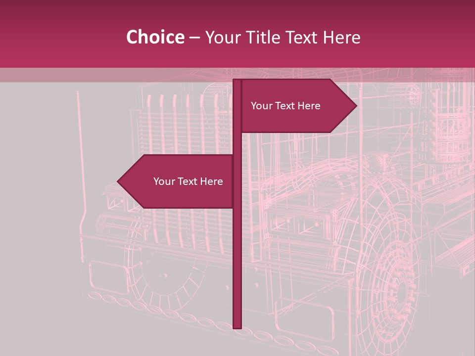 Load Cargo Trucker PowerPoint Template