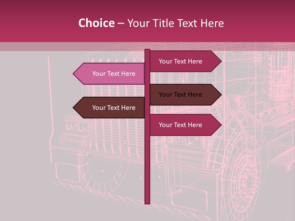 Load Cargo Trucker PowerPoint Template
