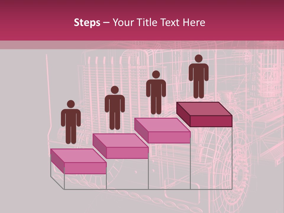 Load Cargo Trucker PowerPoint Template