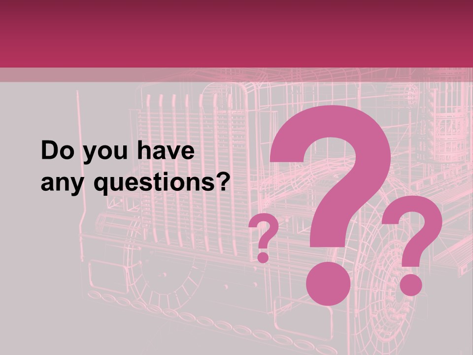 Load Cargo Trucker PowerPoint Template