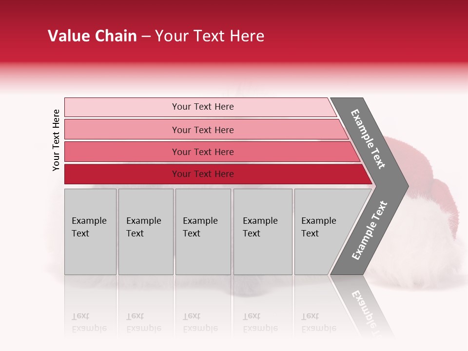 Mammal Kitty Santa PowerPoint Template