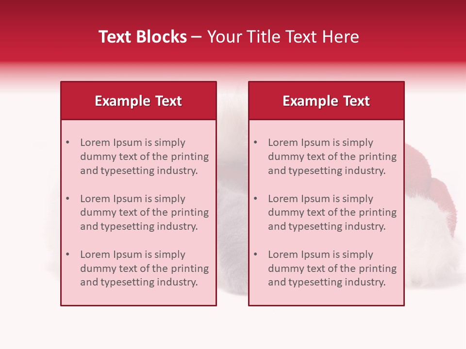 Mammal Kitty Santa PowerPoint Template