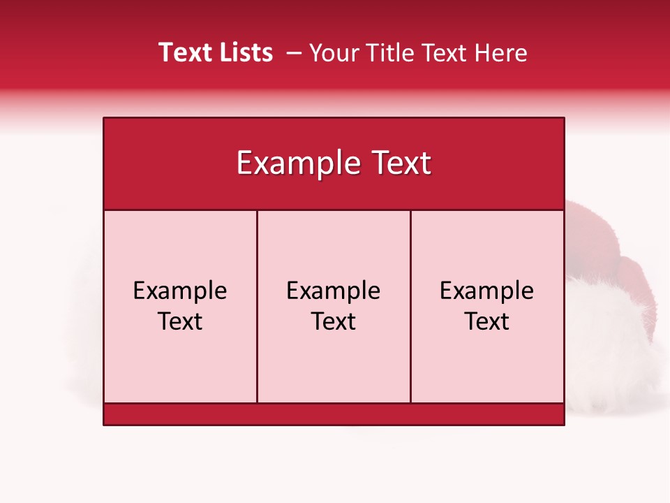 Mammal Kitty Santa PowerPoint Template