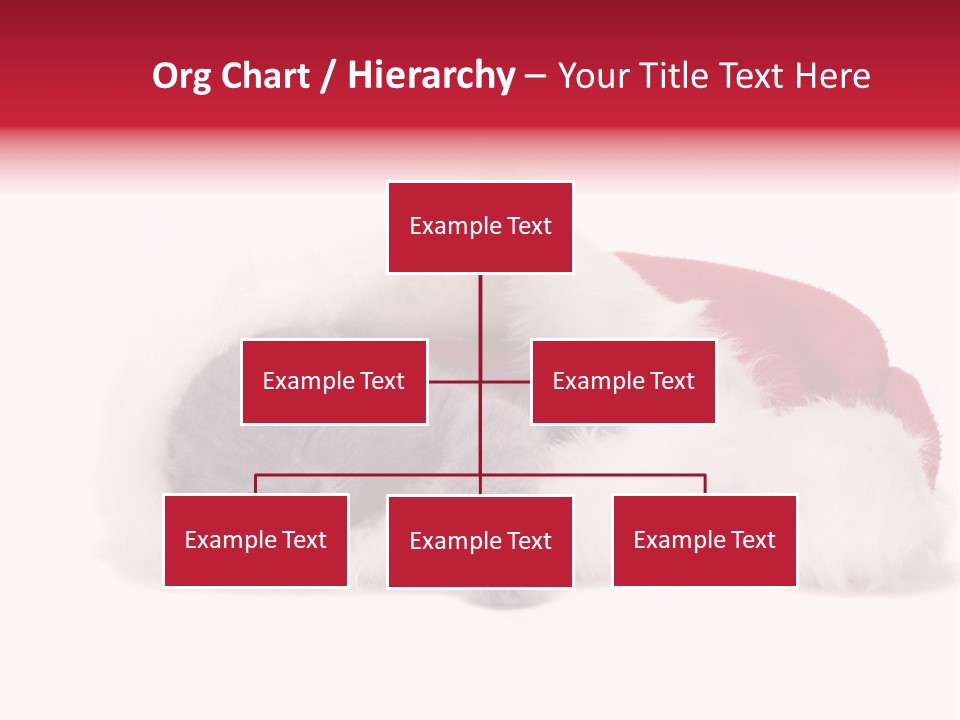 Mammal Kitty Santa PowerPoint Template