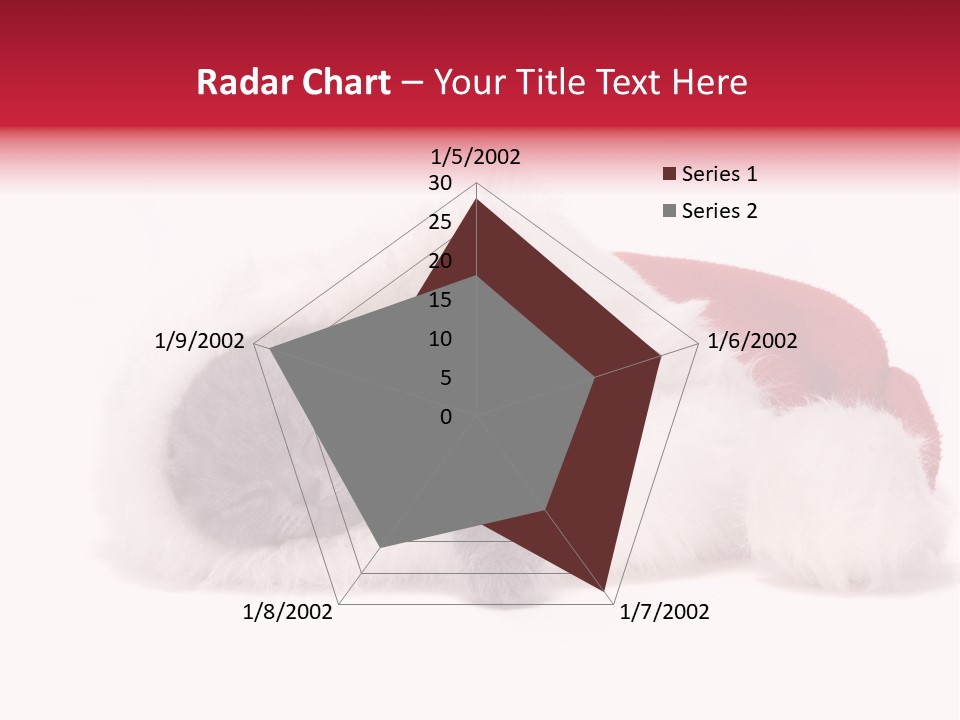 Mammal Kitty Santa PowerPoint Template