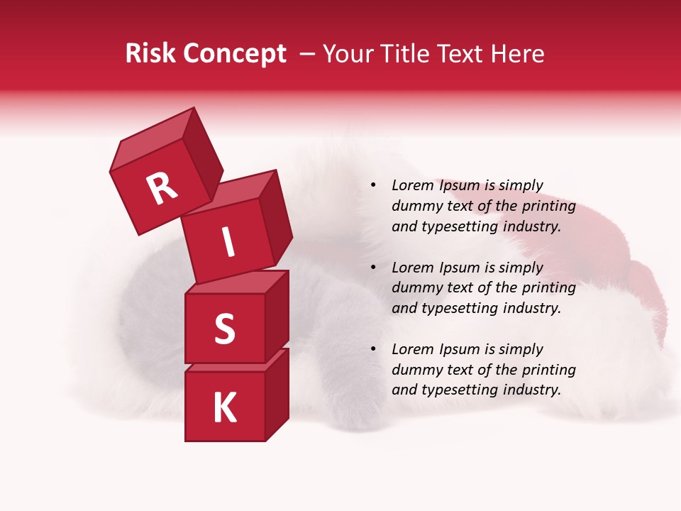 Mammal Kitty Santa PowerPoint Template