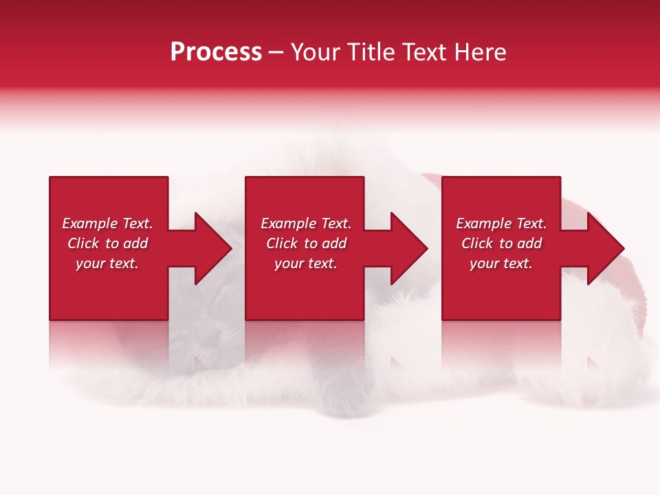 Mammal Kitty Santa PowerPoint Template