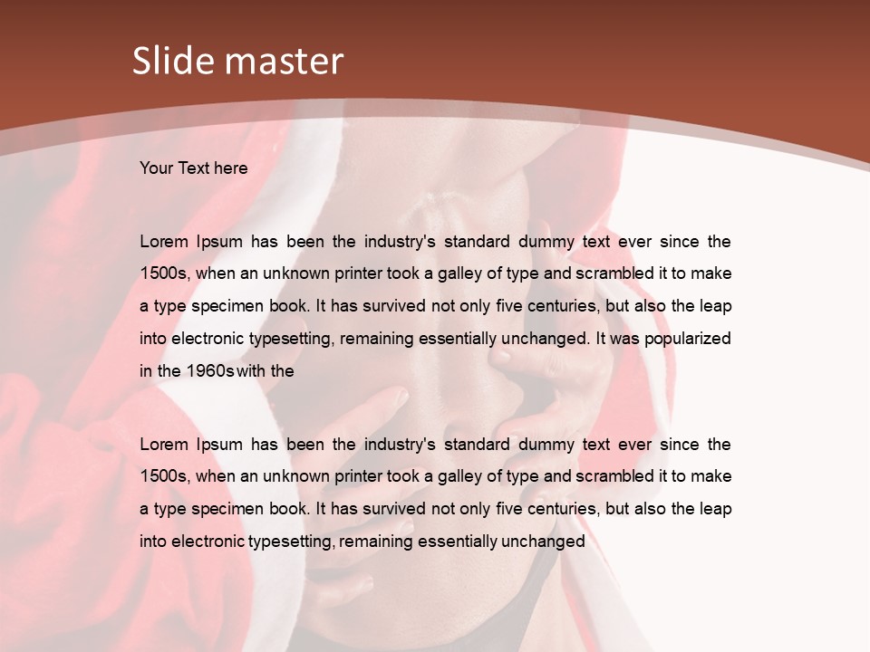 Winter Cap Hat PowerPoint Template