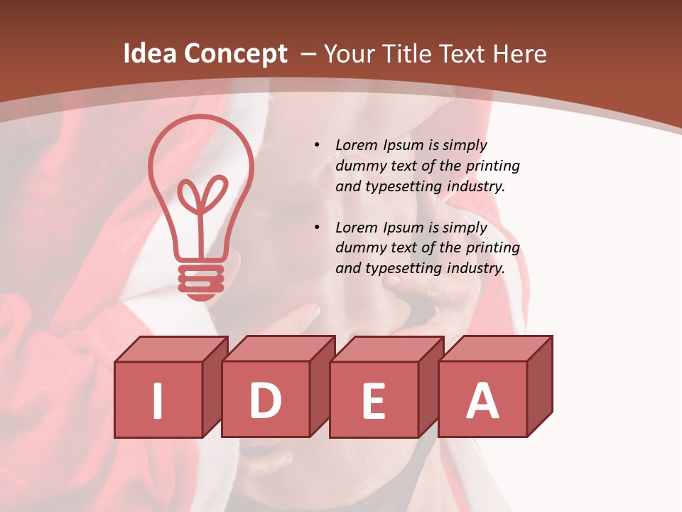 Winter Cap Hat PowerPoint Template