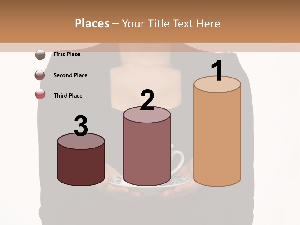 Human Female Face PowerPoint Template