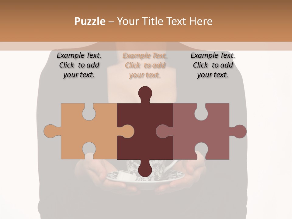 Human Female Face PowerPoint Template