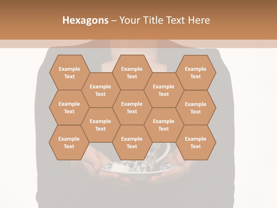 Human Female Face PowerPoint Template