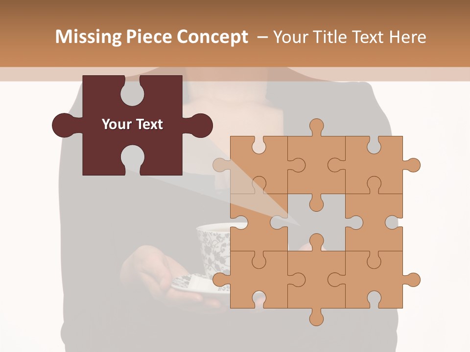 Human Female Face PowerPoint Template