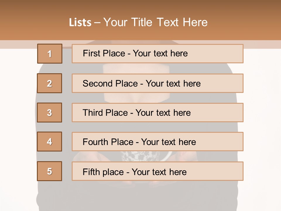 Human Female Face PowerPoint Template