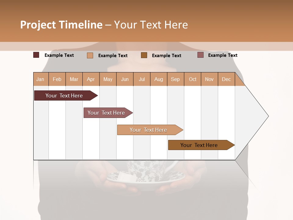 Human Female Face PowerPoint Template