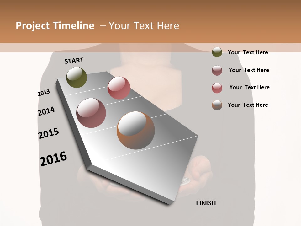 Human Female Face PowerPoint Template
