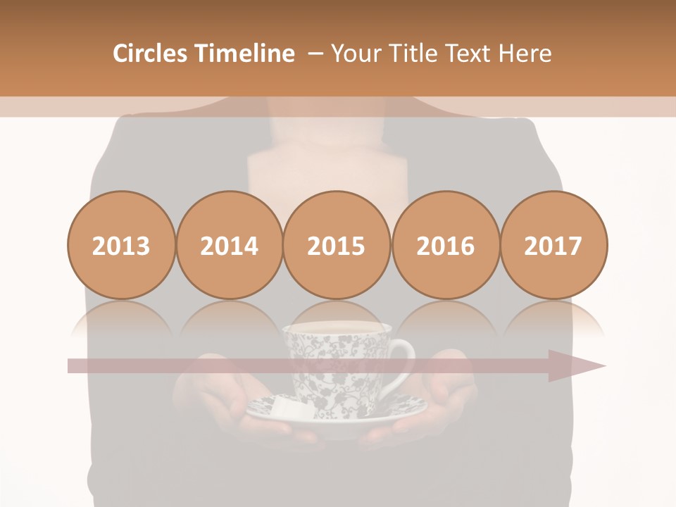 Human Female Face PowerPoint Template