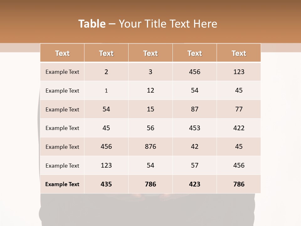 Human Female Face PowerPoint Template
