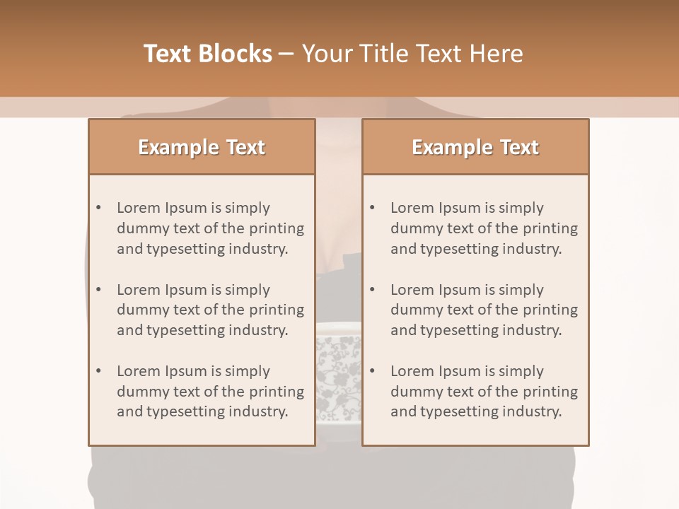 Human Female Face PowerPoint Template