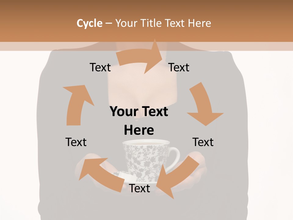 Human Female Face PowerPoint Template