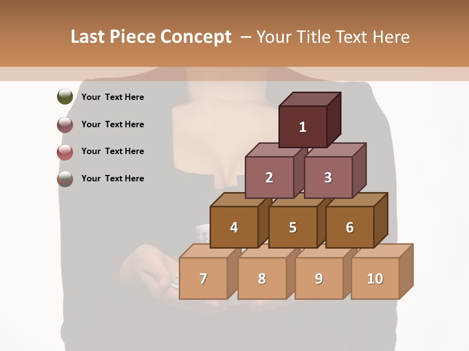 Human Female Face PowerPoint Template