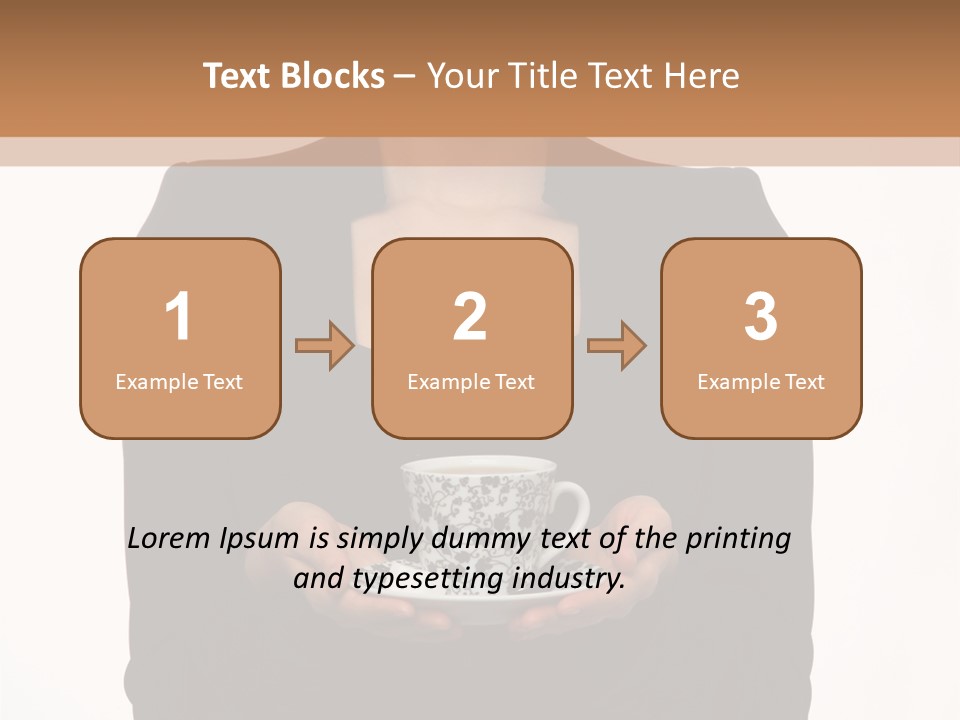 Human Female Face PowerPoint Template
