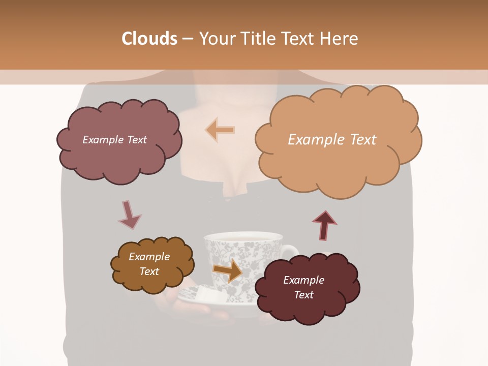 Human Female Face PowerPoint Template